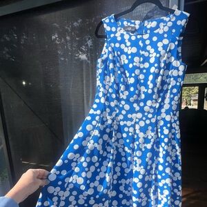AGB size 8 blue polka dot dress. Super cute- with pockets!! Like new